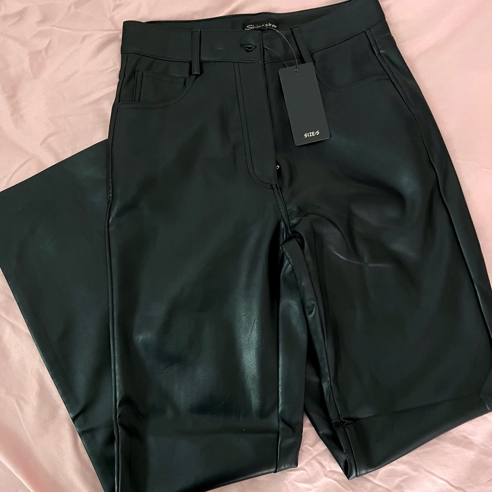 Faux Leather Pants